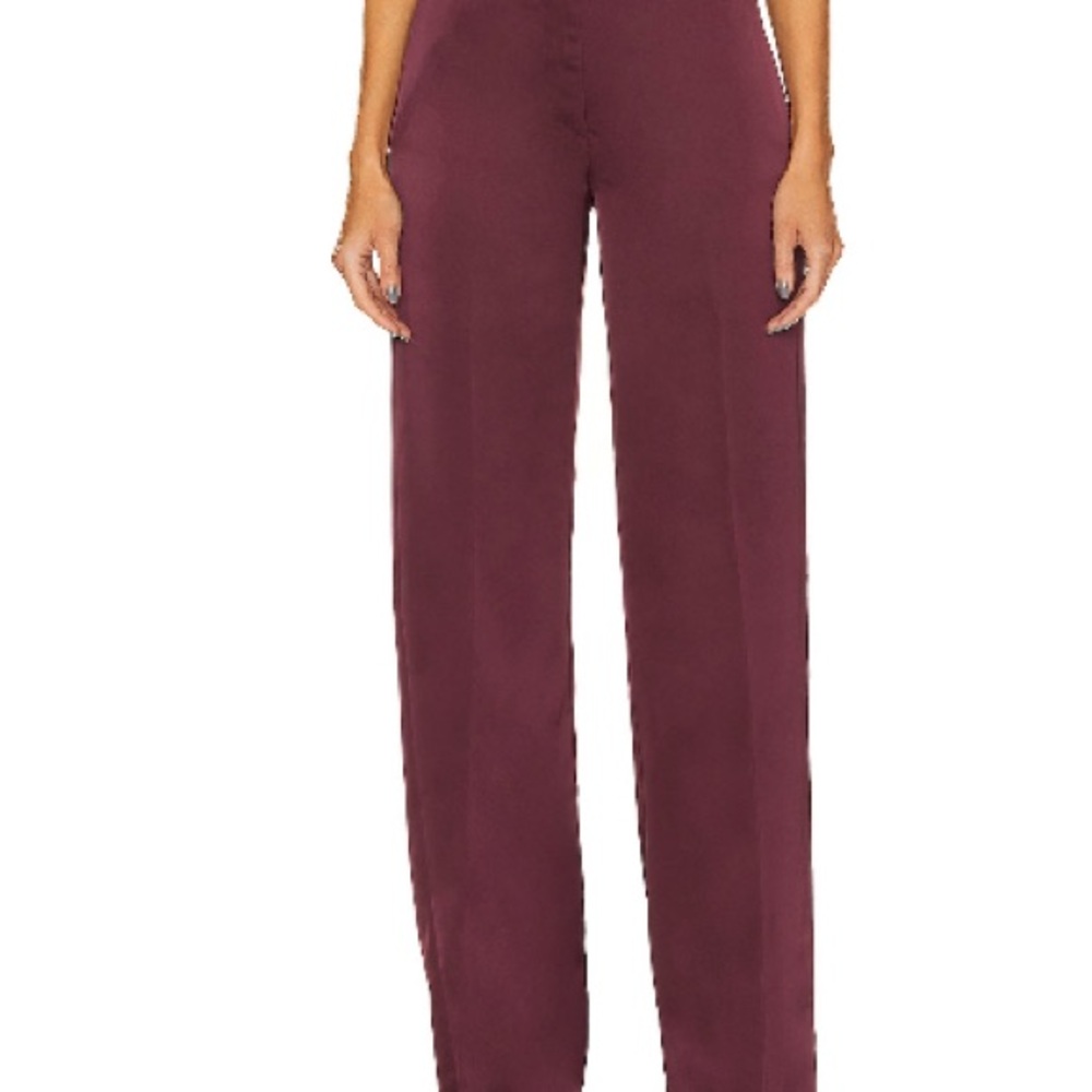 Straight Leg Trousers in Fig (match with blazer)